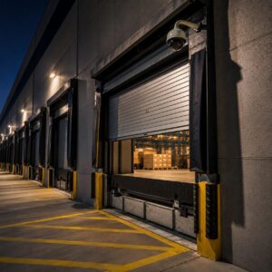 Security at a distribution loading dock