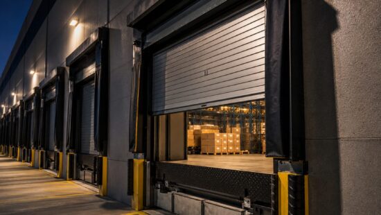 Security at a distribution loading dock