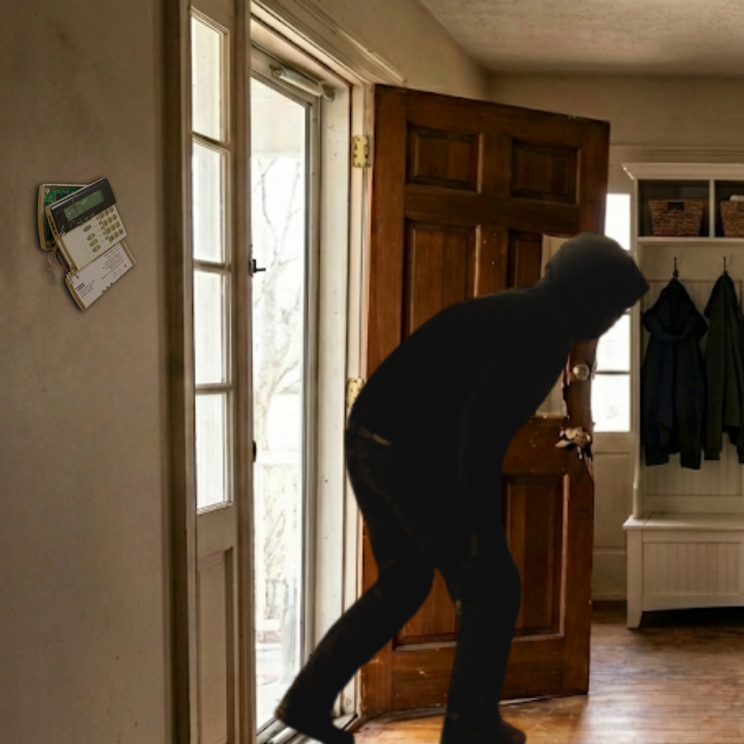 Cloud-based crash and smash protection securing a modern home with advanced alarm monitoring technology