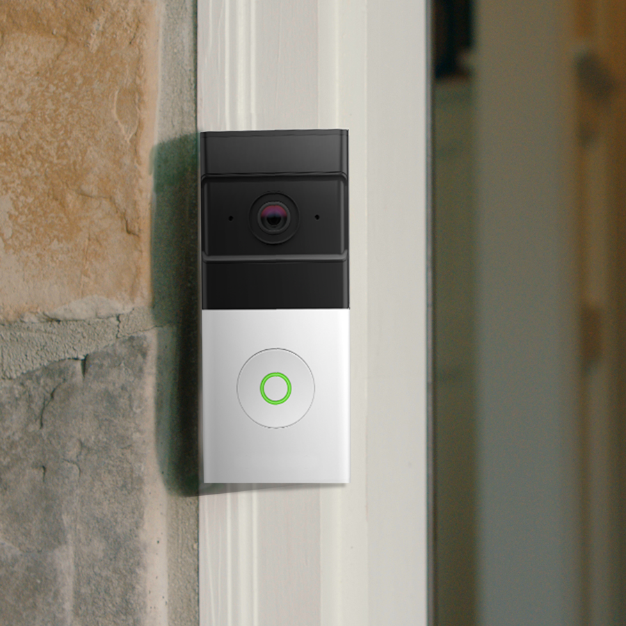 Video doorbell camera with smart AI alerts and video analytics for home security
